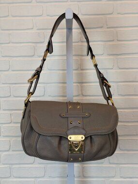 Louis Vuitton Suhali L'Impetueux Taupe Leather Shoulder Bag